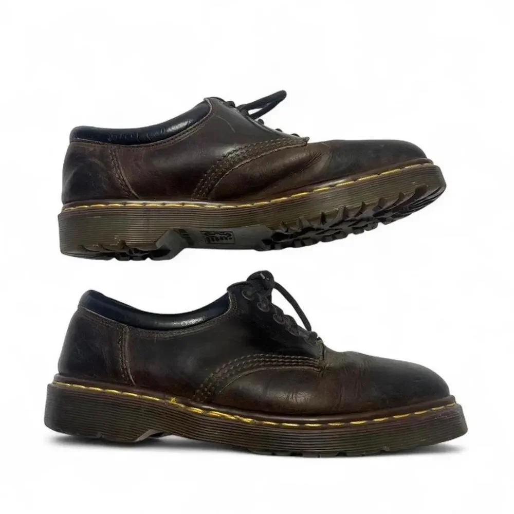 Men’s Oxford Leather Vintage Doc Martens Size 9 Lace Up DocMartens